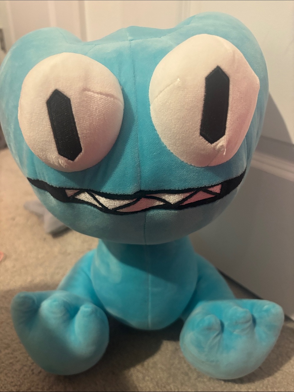 Rainbow friends Blue Plush Monster Toy - Soft Kids Stuffed Animal